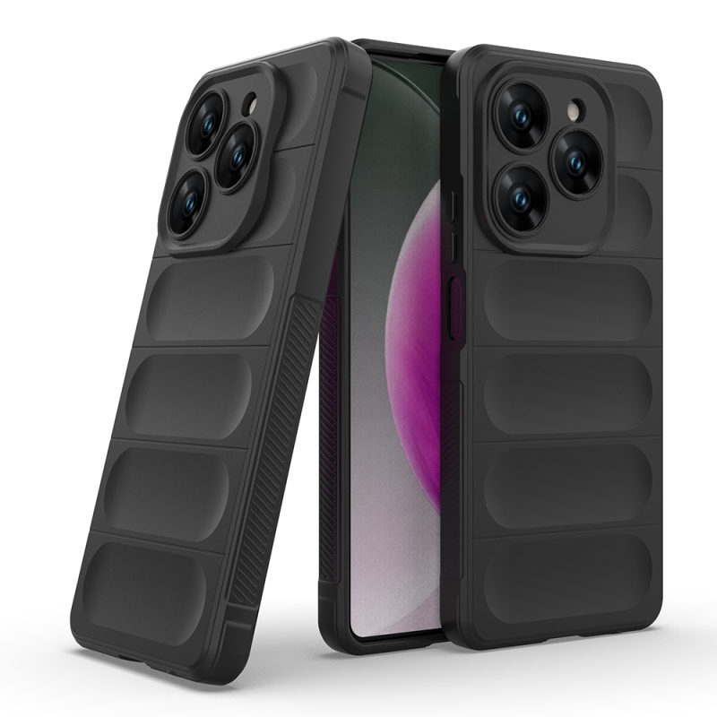 Tecno Spark 20 Pro 4G Case Flexible TPU Hollow Back Surface Design Zore Etnik Silicone Cover - 5