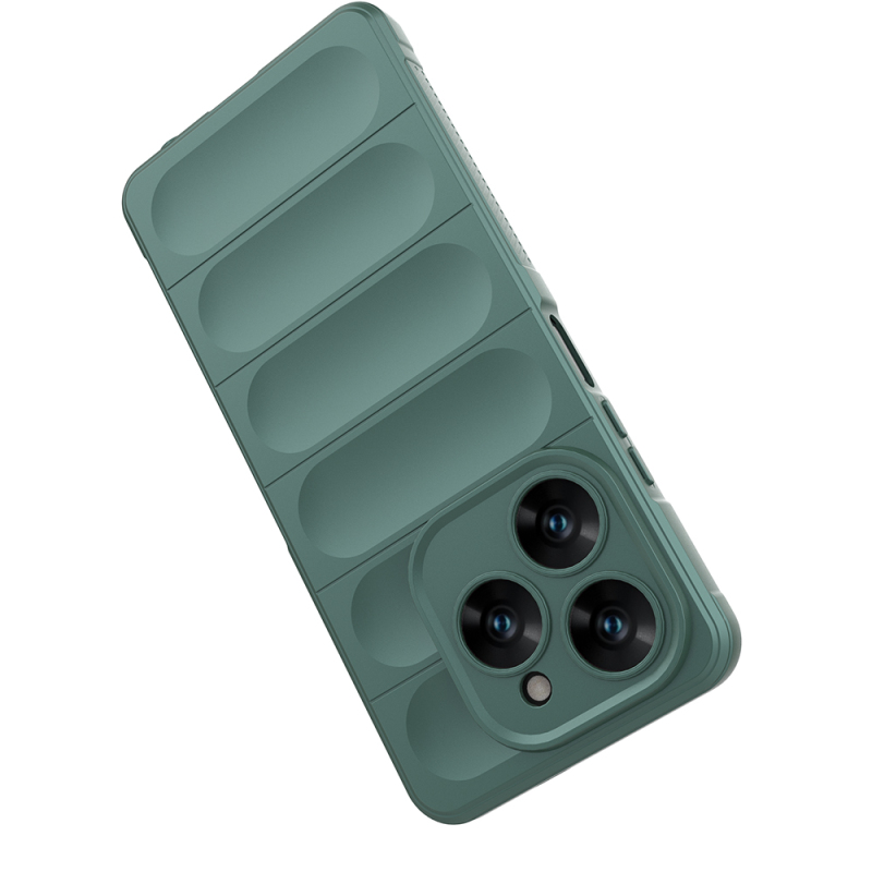 Tecno Spark 20 Pro 4G Case Flexible TPU Hollow Back Surface Design Zore Etnik Silicone Cover - 12