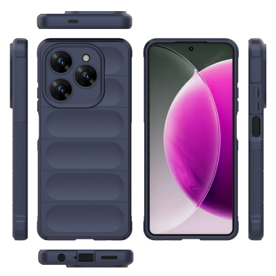 Tecno Spark 20 Pro 4G Case Flexible TPU Hollow Back Surface Design Zore Etnik Silicone Cover - 19