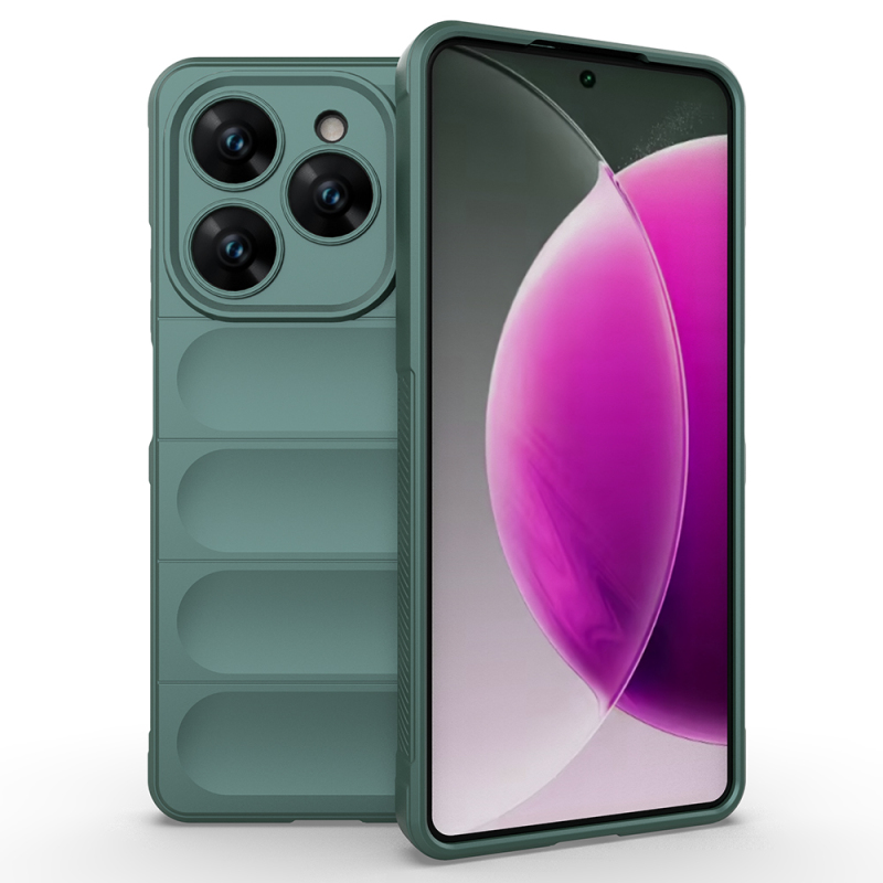 Tecno Spark 20 Pro 4G Case Flexible TPU Hollow Back Surface Design Zore Etnik Silicone Cover - 1