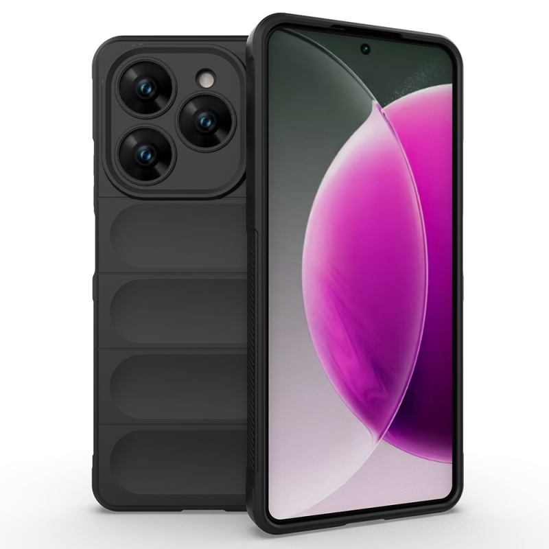 Tecno Spark 20 Pro 4G Case Flexible TPU Hollow Back Surface Design Zore Etnik Silicone Cover - 24