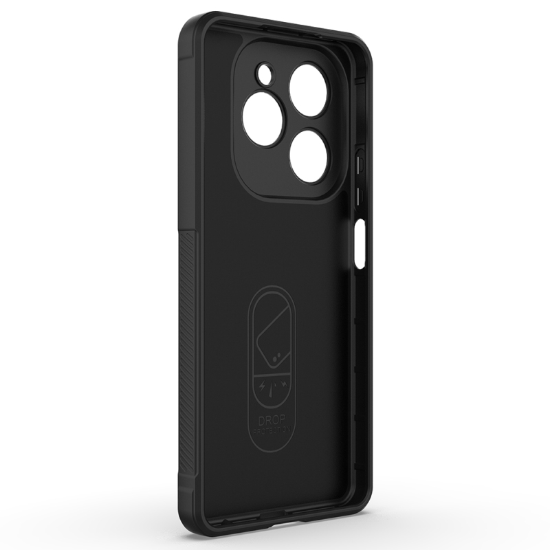 Tecno Spark 20 Pro 4G Case Flexible TPU Hollow Back Surface Design Zore Etnik Silicone Cover - 29