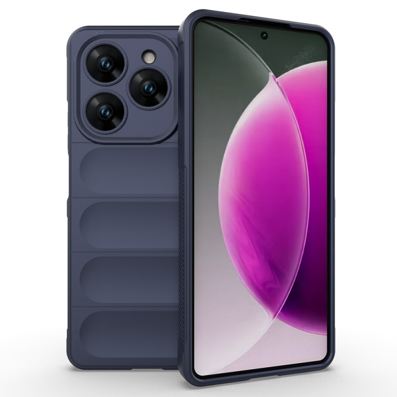 Tecno Spark 20 Pro 4G Case Flexible TPU Hollow Back Surface Design Zore Etnik Silicone Cover - 4