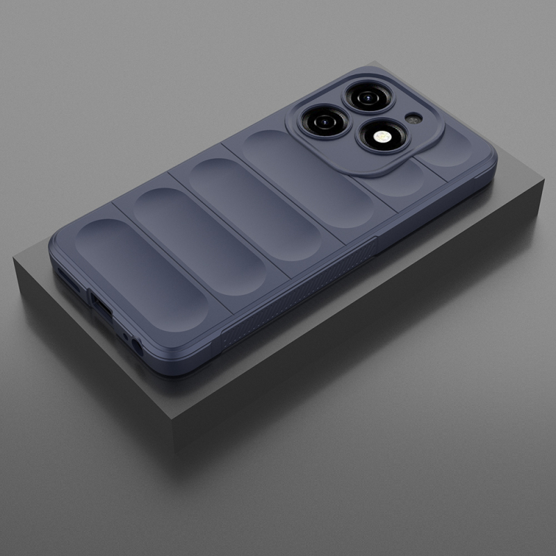 Tecno Spark 20C Case Flexible TPU Hollow Back Design Zore Etnik Silicone Cover - 33