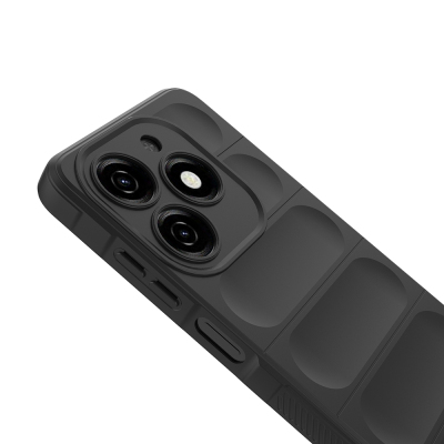 Tecno Spark 20C Kılıf Esnek TPU Oyuklu Arka Yüzey Tasarımlı Zore Etnik Silikon Kapak - 11