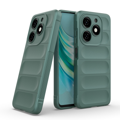Tecno Spark 20C Kılıf Esnek TPU Oyuklu Arka Yüzey Tasarımlı Zore Etnik Silikon Kapak - 18