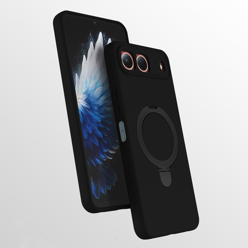 Tecno Spark 40 5G Case with M-safe Charging Stand and Zore Samara Cover - 4