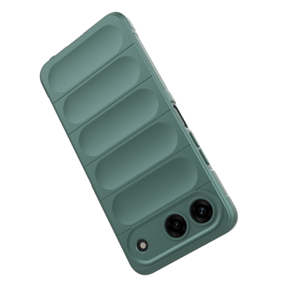 Tecno Spark 40 5G Kılıf Esnek TPU Oyuklu Arka Yüzey Tasarımlı Zore Etnik Silikon Kapak - 20