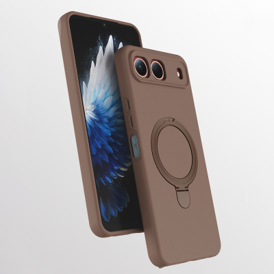 Tecno Spark 40 5G Kılıf M-safe Şarj Özellikli Standlı Zore Samara Kapak - 3