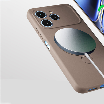 Tecno Spark 40 Case M-safe Charging Stand Zore Samara Cover - 5