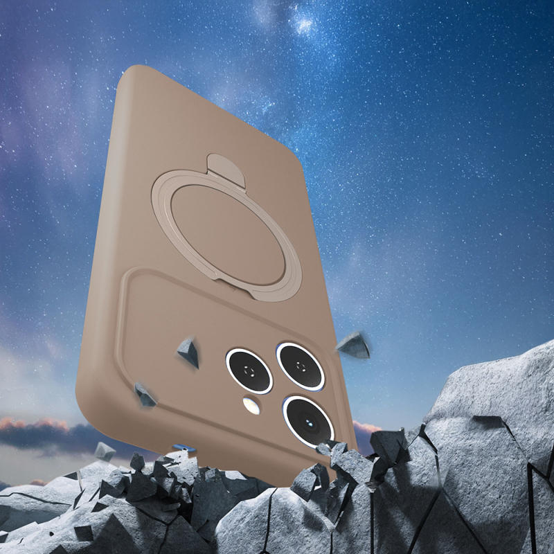 Tecno Spark 40 Case M-safe Charging Stand Zore Samara Cover - 7