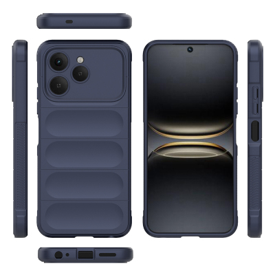 Tecno Spark 40 Kılıf Esnek TPU Oyuklu Arka Yüzey Tasarımlı Zore Etnik Silikon Kapak - 26