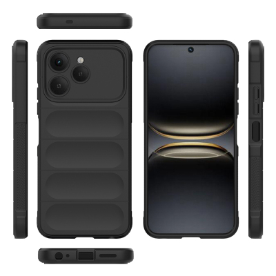 Tecno Spark 40 Kılıf Esnek TPU Oyuklu Arka Yüzey Tasarımlı Zore Etnik Silikon Kapak - 28