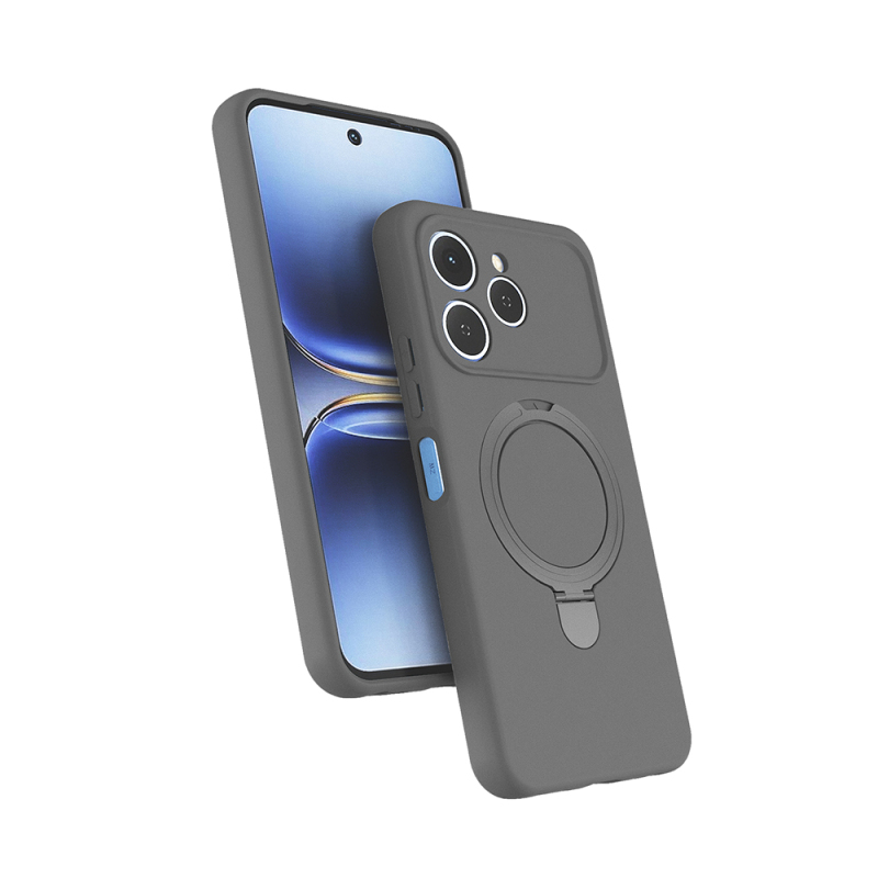 Tecno Spark 40 Kılıf M-safe Şarj Özellikli Standlı Zore Samara Kapak - 2