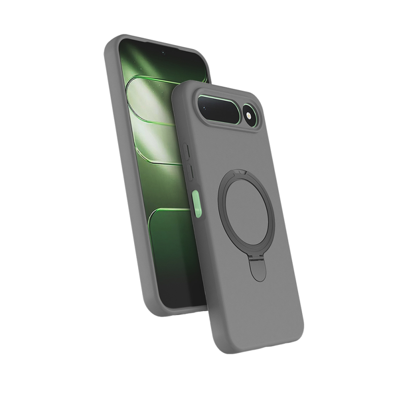 Tecno Spark 50 5G Kılıf M-safe Şarj Özellikli Standlı Zore Samara Kapak - 4