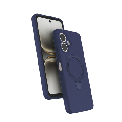 Tecno Spark Go 2 Kılıf M-safe Şarj Özellikli Standlı Zore Samara Kapak - 5