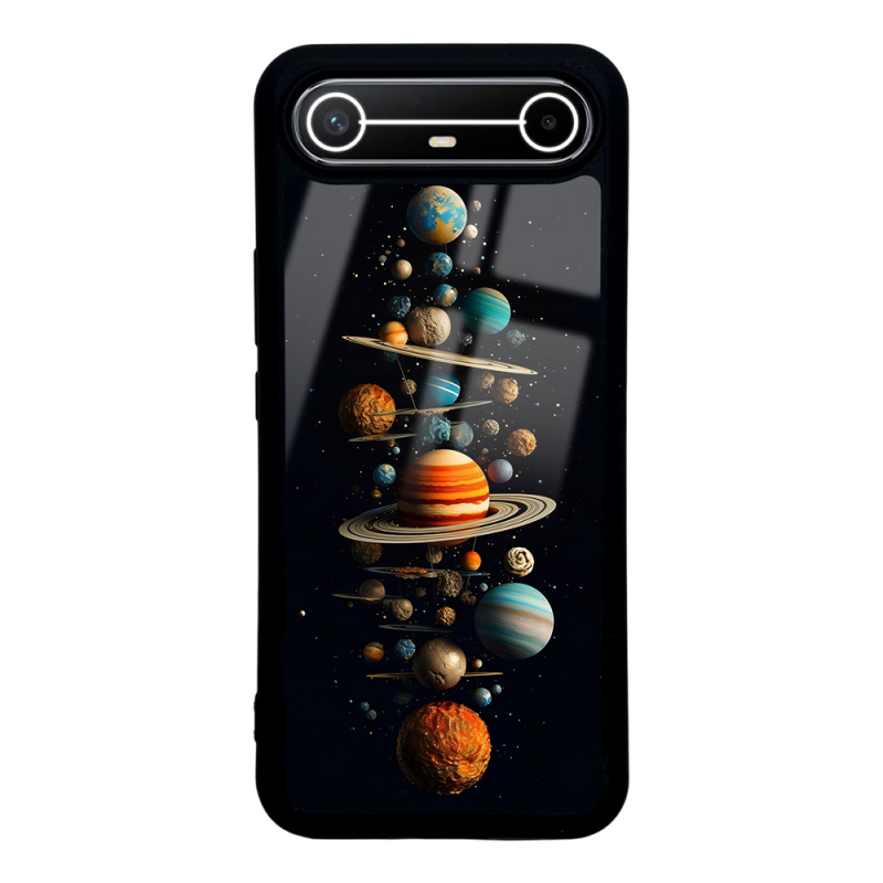 Tecno Spark Slim 5G Case with Camera Protection, Patterned Zore Lusi Cover - 1