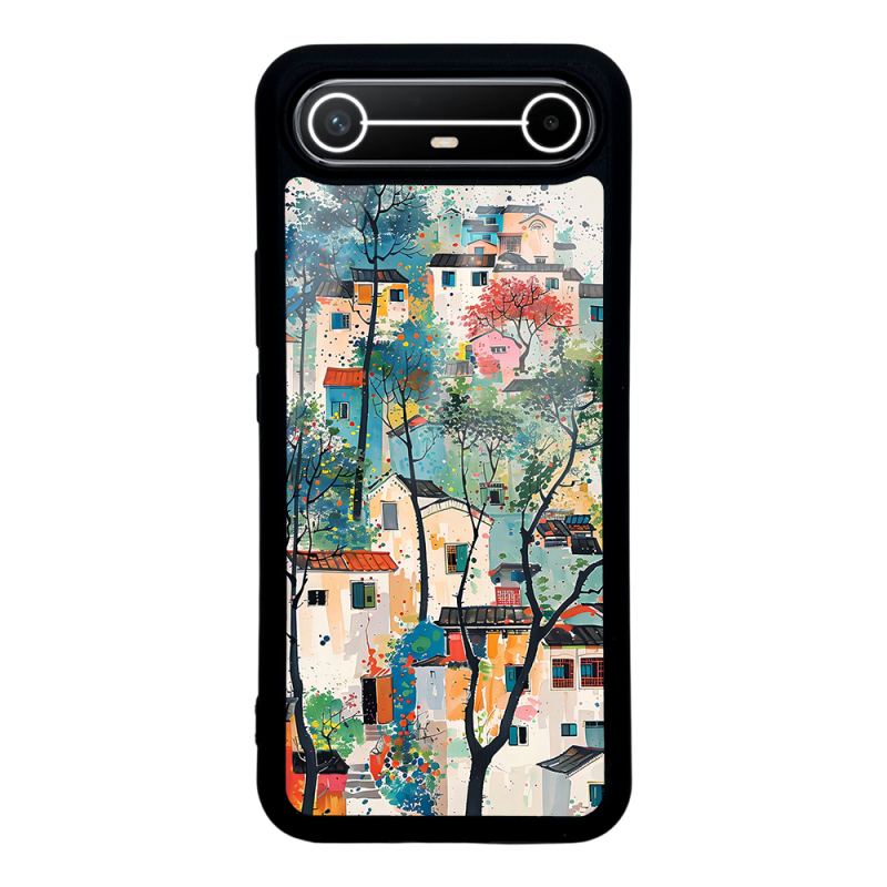 Tecno Spark Slim 5G Case with Camera Protection, Patterned Zore Lusi Cover - 3