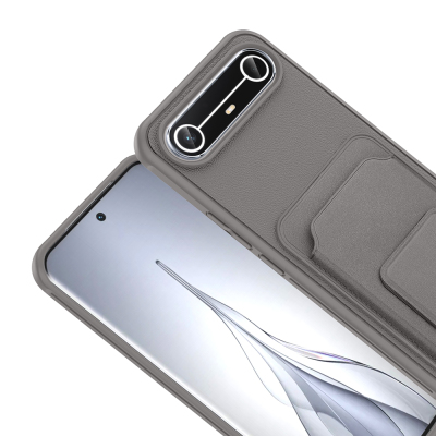 Tecno Spark Slim 5G Case with Card Holder TPU Zore Bikart Cover - 3