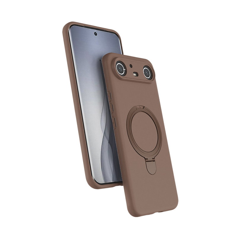 Tecno Spark Slim 5G Case with M-safe Charging Stand and Zore Samara Cover - 3