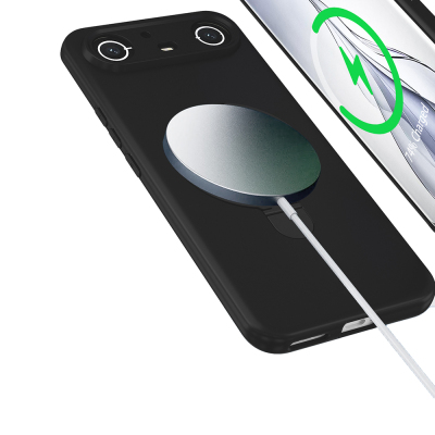 Tecno Spark Slim 5G Kılıf M-safe Şarj Özellikli Standlı Zore Samara Kapak - 6
