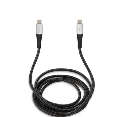 TUMI Hızlı Şarj Özellikli Naylon Örgü Tasarım Type-C To Type-C PD Kablo 1.5M - 1