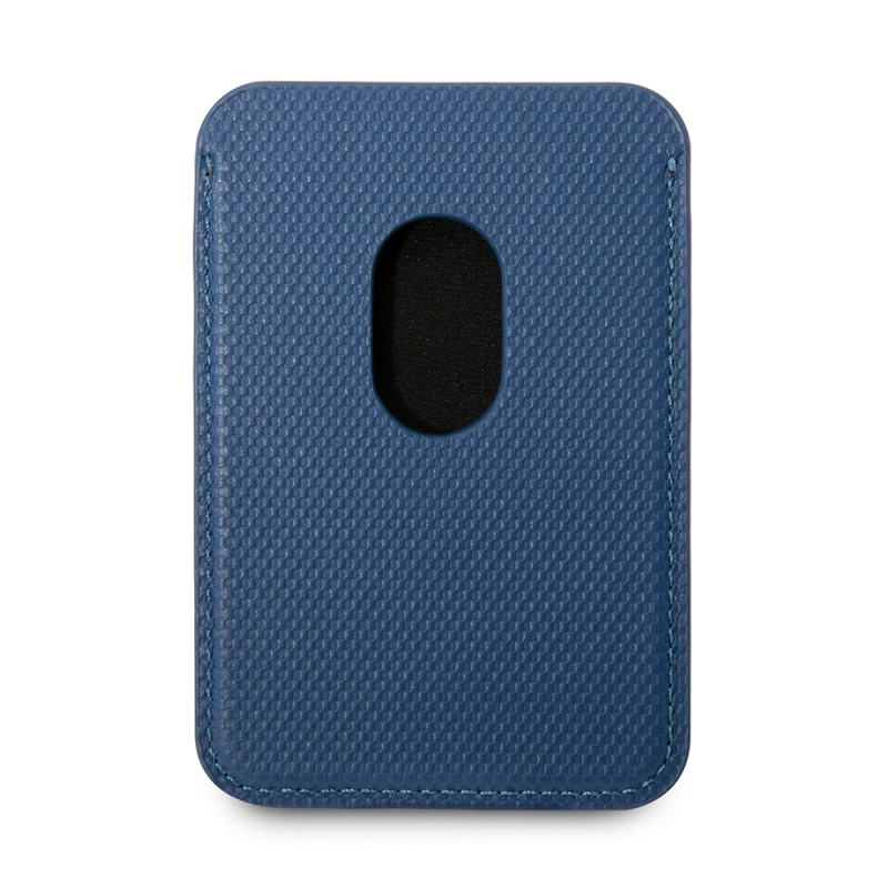 Tumi Original Licensed 2 Chamber Metal Logo Leather Magnetic Card Holder - 9
