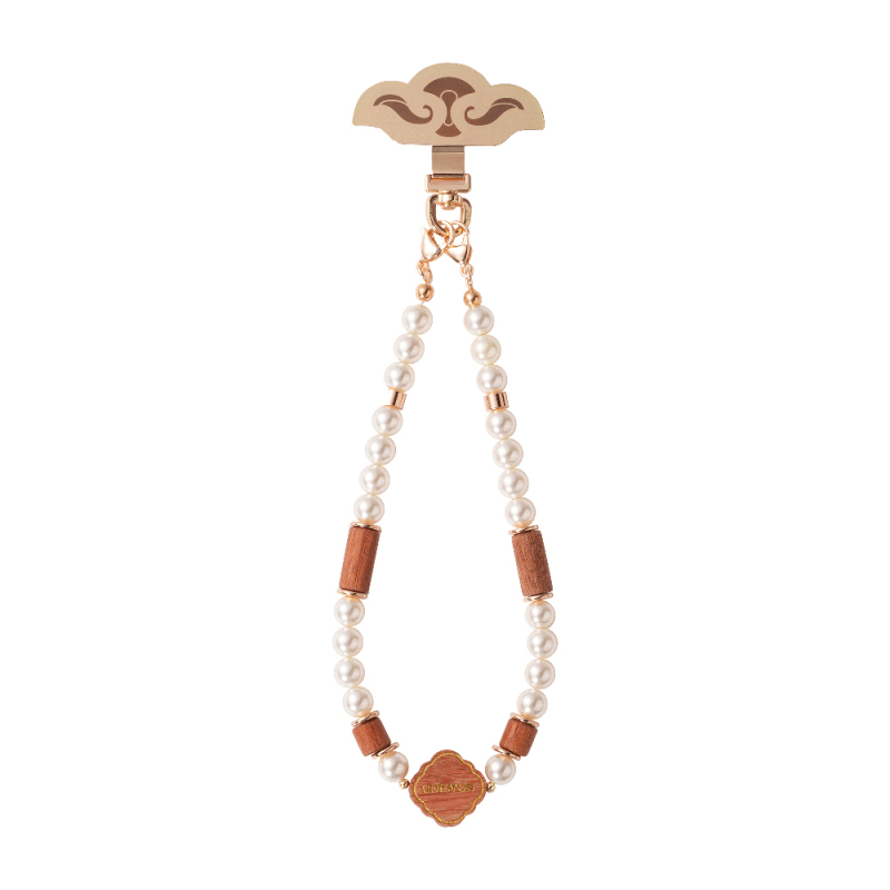 Udemos Ideal Pearl Series Pearl Embellished Phone Wrist Strap - 2