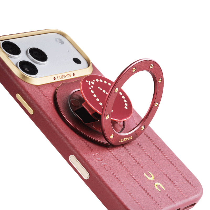 Udemos Wind Serisi FreeFlow 360 Derece Dönebilen Magnetik Ring Stand Telefon Tutucu - 6