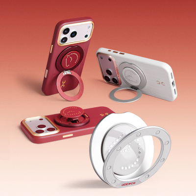 Udemos Wind Serisi FreeFlow 360 Derece Dönebilen Magnetik Ring Stand Telefon Tutucu - 9