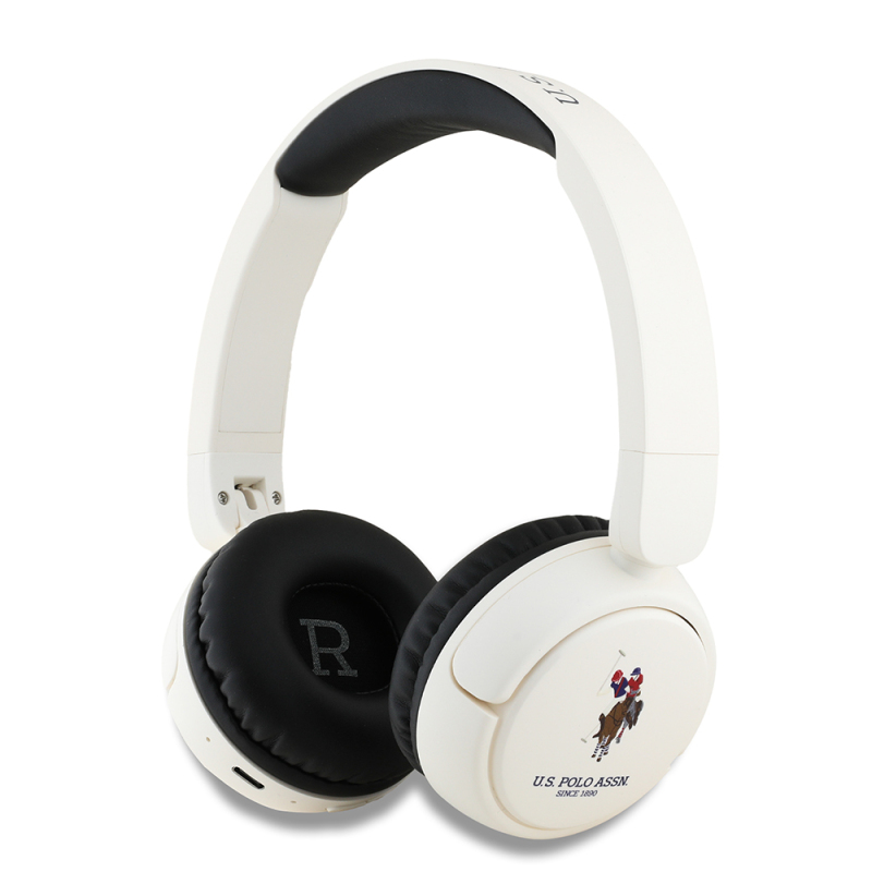 U.S Polo Assn. Orjinal Lisanslı Katlanabilir Ayarlanabilir Baskı Logolu Kulak Üstü Bluetooth Kulaklık v5.3 - 3