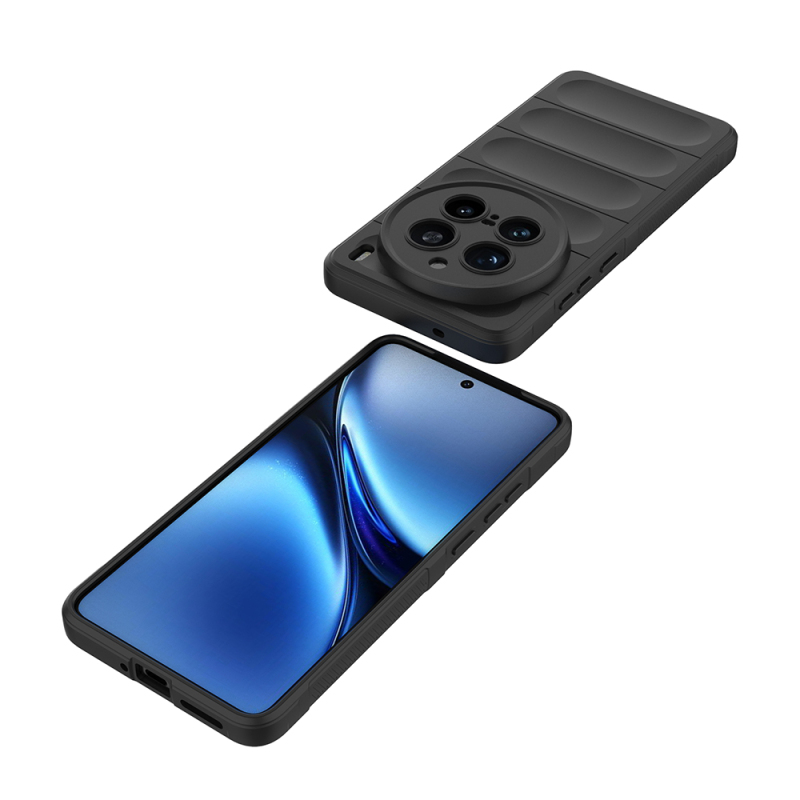 Vivo X200 Pro 5G Kılıf Esnek TPU Oyuklu Arka Yüzey Tasarımlı Zore Etnik Silikon Kapak - 14