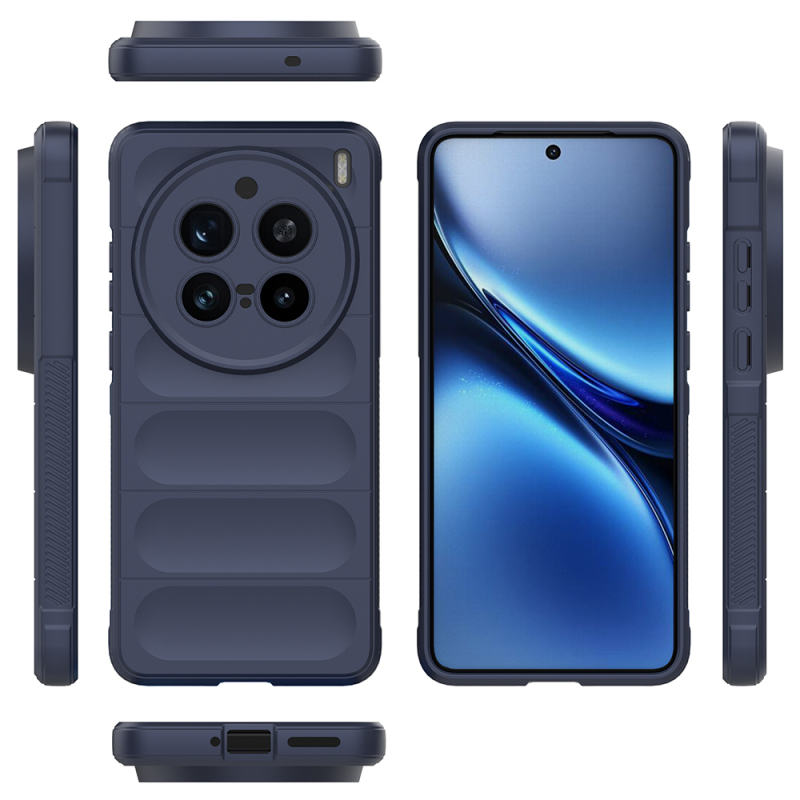 Vivo X200 Pro 5G Kılıf Esnek TPU Oyuklu Arka Yüzey Tasarımlı Zore Etnik Silikon Kapak - 8