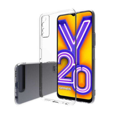 Vivo Y11S Kılıf Zore Kamera Korumalı Süper Silikon Kapak - 1