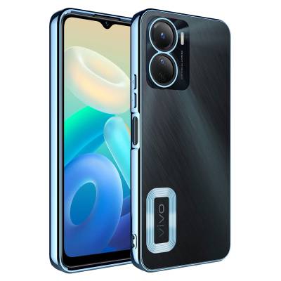 Vivo Y16 Case Camera Protected Zore Omega Cover With Logo - 4