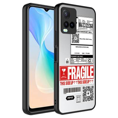 Vivo Y21S Case Mirror Patterned Camera Protected Glossy Zore Mirror Cover - 6