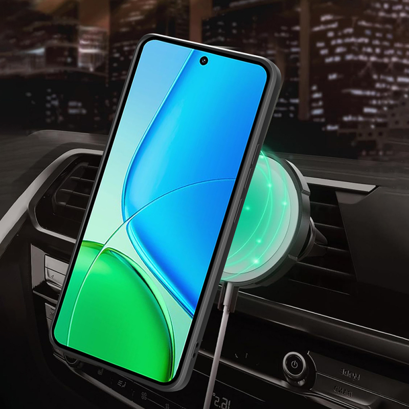 Vivo Y29 4G Kılıf Magnetik Standlı Kamera Korumalı Zore Sürgülü Vega Kapak - 6