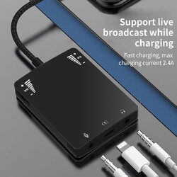 Wiwu 3 in 1 Live Broadcast Lightning Sound Adapter - 5