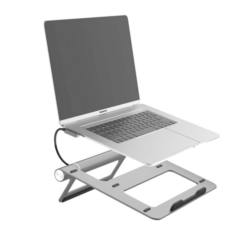 Wiwu A821CH 8in1 Hub Bağlantı İstasyonlu Notebook Laptop Standı PD3.0/USB3.0/RJ45 (1000Mbps)/SD/TF/HDMI (4K@30Hz) - 2