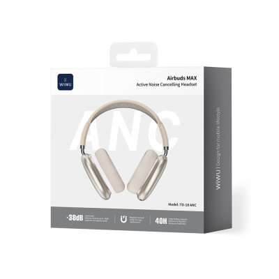 Wiwu Airbuds Max TD-18 ANC Aktif Gürültü Önleyicili Kulak Üstü Bluetooth Kulaklık v6.0 - 20