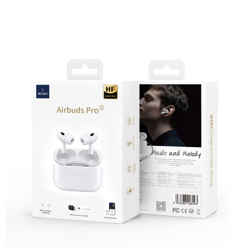 Wiwu Airbuds Pro 2F Aktif Gürültü Önleyicili Kulak İçi Bluetooth Kulaklık - 6