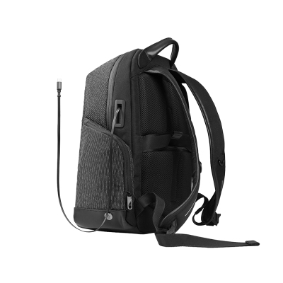 Wiwu Anti-Theft Parmak İzi Kilitli Sırt Destekli Çok Fonksiyonlu Seyehat Sırt Çantası - 4