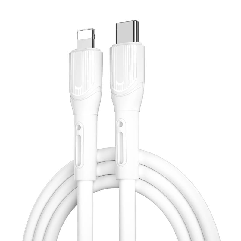 Wiwu Armor WI-C005 Cable End Protected Design 20W Type-C to Lightning PD Cable with Fast Charge 1M - 1