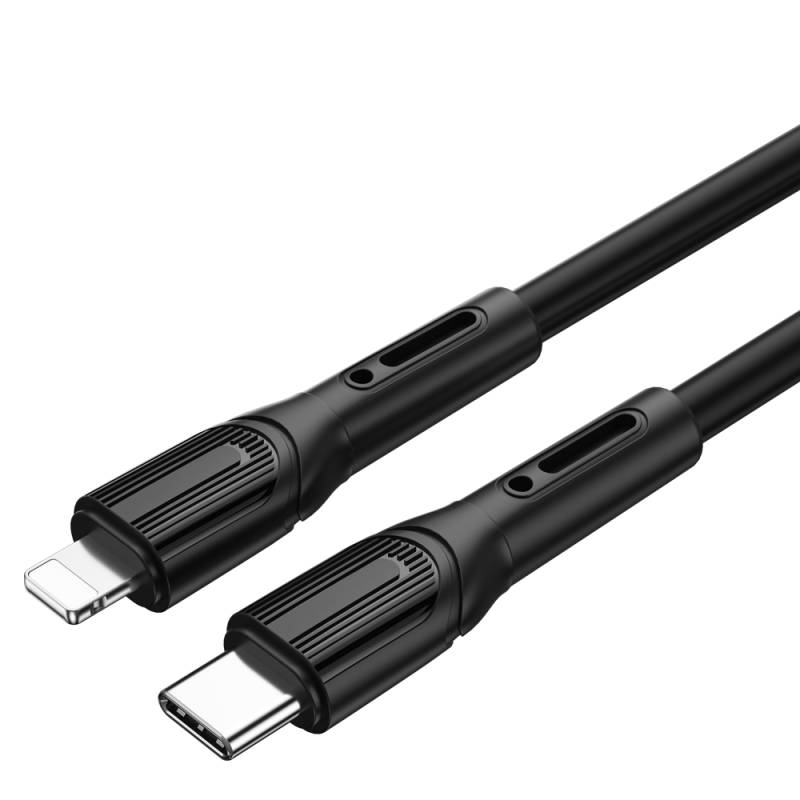 Wiwu Armor WI-C005 Cable End Protected Design 20W Type-C to Lightning PD Cable with Fast Charge 1M - 6