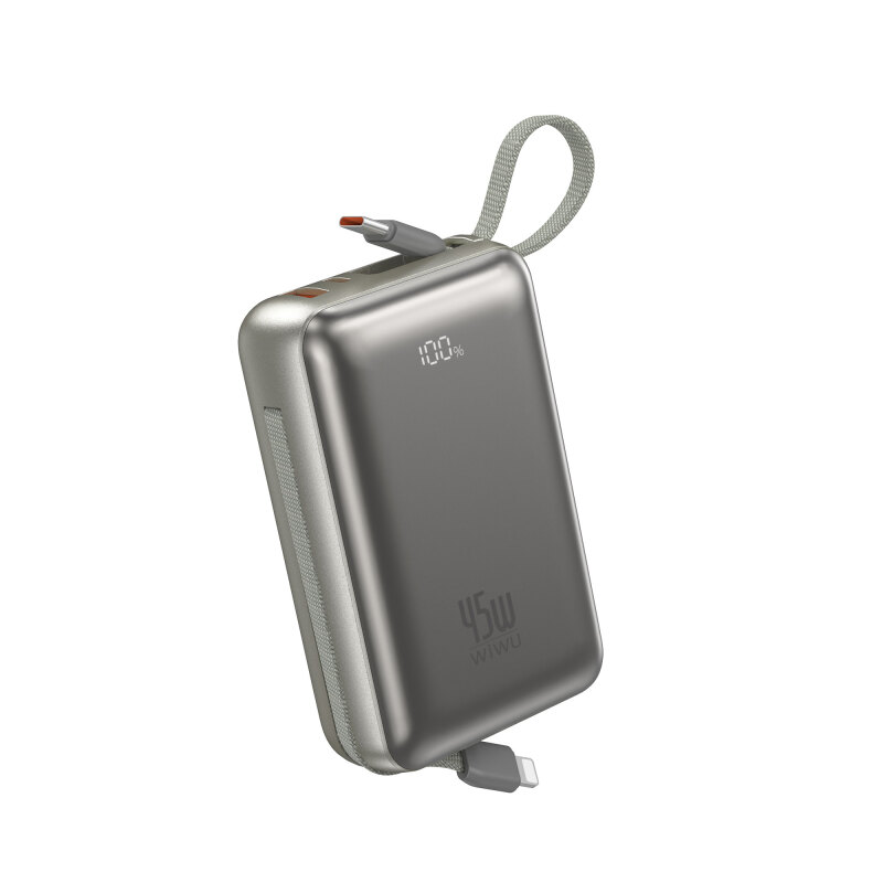 Wiwu AS-182 Galaxy Pro Max Serisi Type-C Lightning Çıkışlı Taşınabilir Powerbank PD 45W 20000mAh - 4