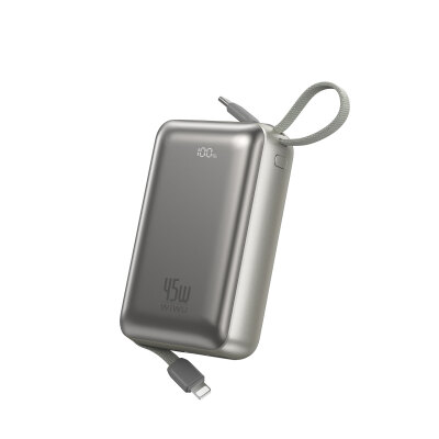 Wiwu AS-182 Galaxy Pro Max Serisi Type-C Lightning Çıkışlı Taşınabilir Powerbank PD 45W 20000mAh - 1