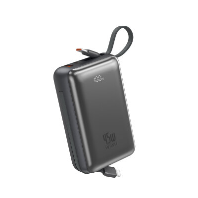 Wiwu AS-182 Galaxy Pro Max Serisi Type-C Lightning Çıkışlı Taşınabilir Powerbank PD 45W 20000mAh - 9