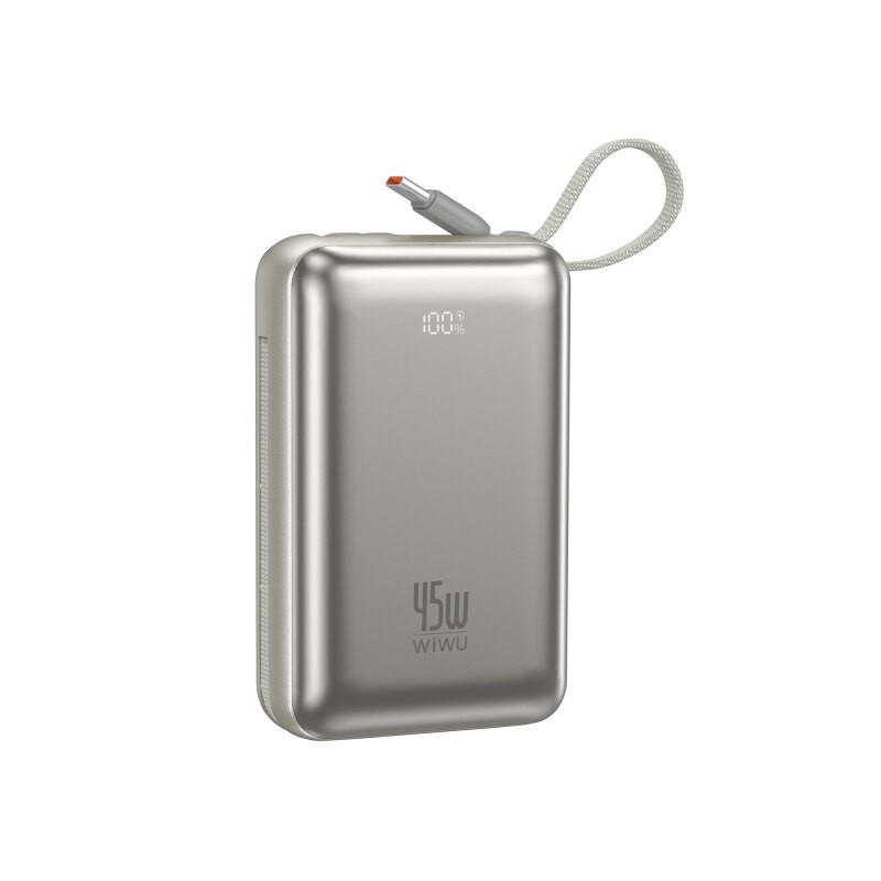 Wiwu AS-182 Galaxy Pro Max Serisi Type-C Lightning Çıkışlı Taşınabilir Powerbank PD 45W 20000mAh - 5