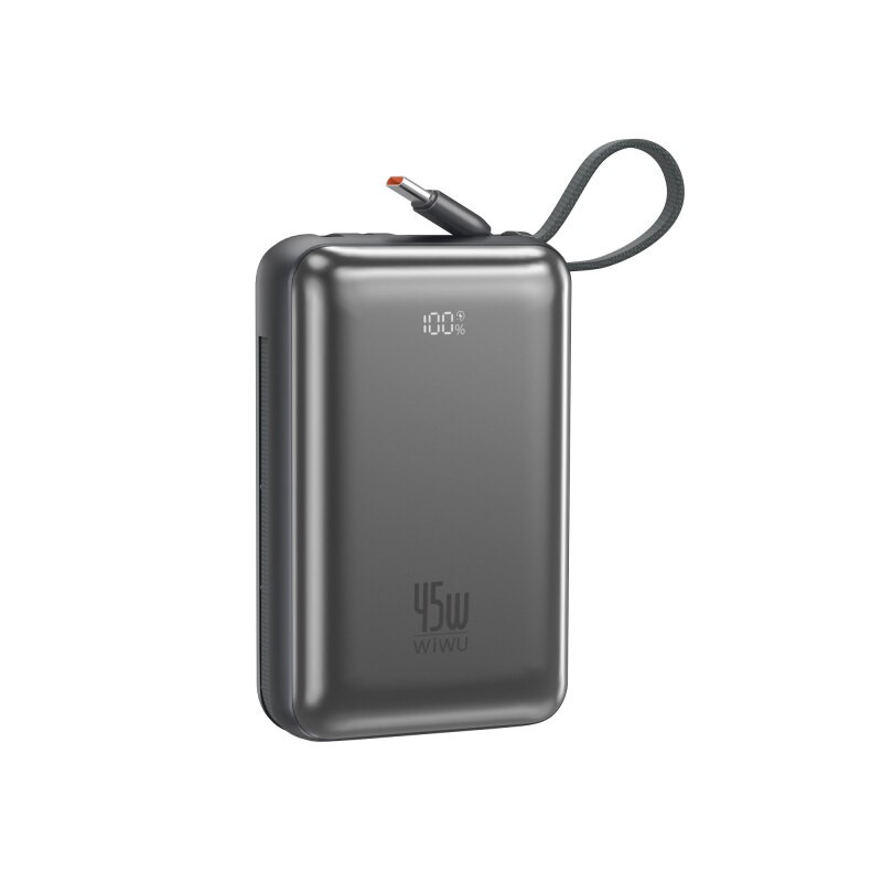 Wiwu AS-182 Galaxy Pro Max Serisi Type-C Lightning Çıkışlı Taşınabilir Powerbank PD 45W 20000mAh - 10