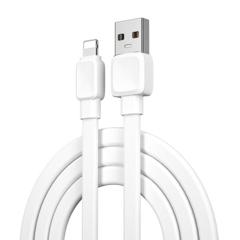 Wiwu Bravo WI-C003 Flat Design Lightning Usb Cable 1M - 1